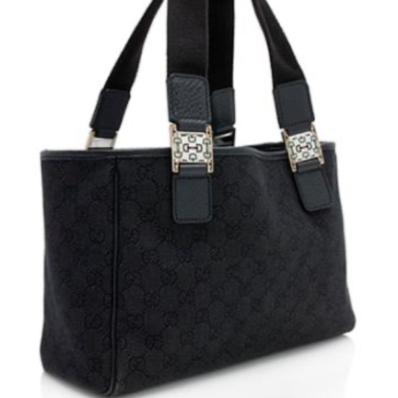 Authentic ♥️♥️Gucci♥️♥️GG Denim Tote - Picture 2 of 8